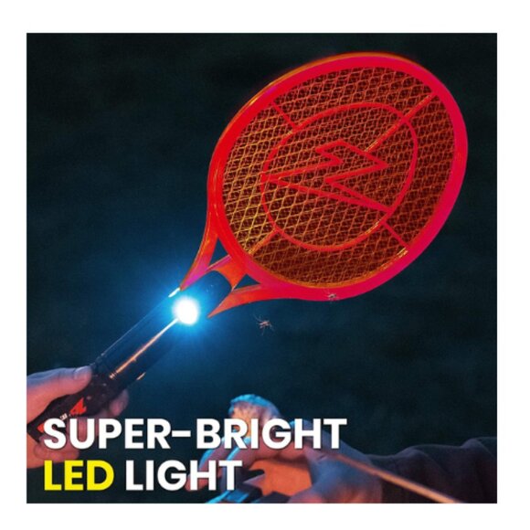 Zap It! Bug Zapper Rechargeable Racket, 4,000 Volt, USB Charging Cable, 2 Pack ( - Picture 5 of 8